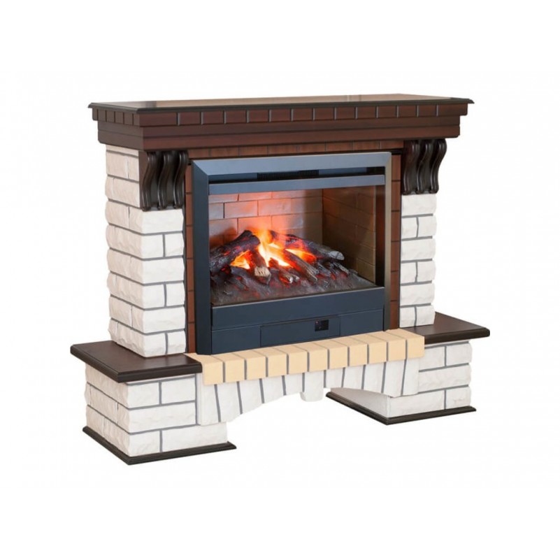 RealFlame - Электрокамин Real-Flame Country 26 AO с очагом 3D Helios 26